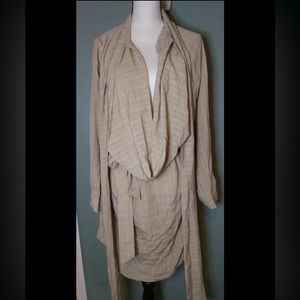 Shein Flowy Tie Waist Dress L